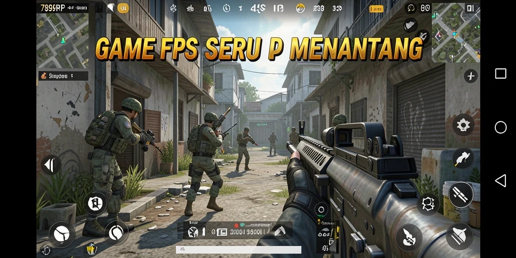Gambaran gameplay menarik dari game FPS 789RP.