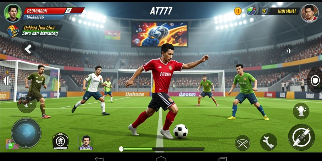 Gameplay seru dari AT777 dengan aksi olahraga yang mendebarkan.