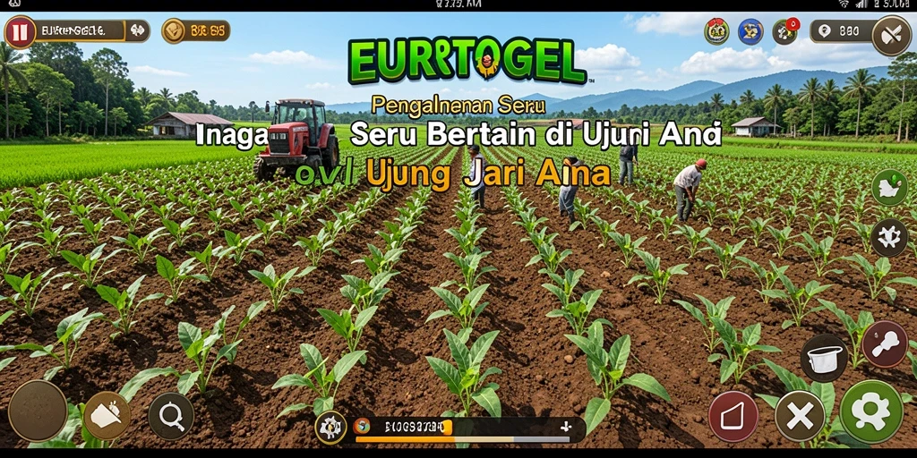 Gameplay seru EUROTOGEL dengan aktivitas bertani yang menarik.