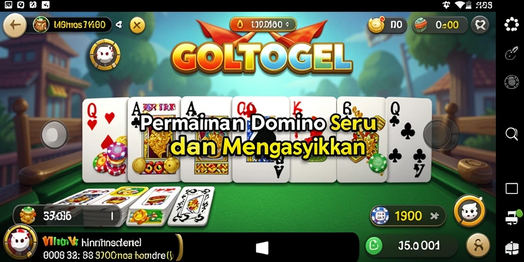 Tangkapan layar gameplay GOLTOGEL yang seru dan interaktif.