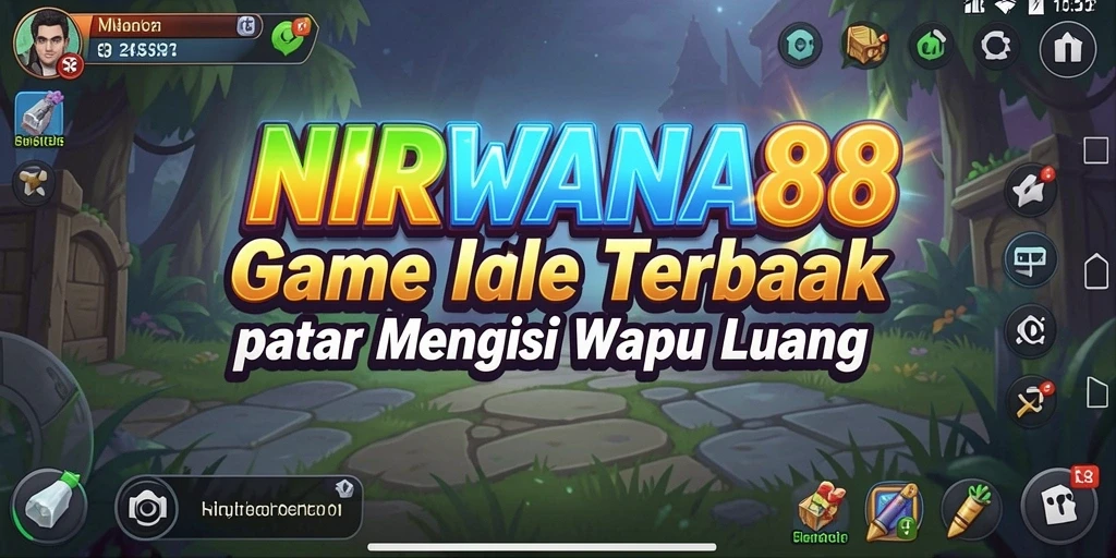 Tampilan gameplay seru NIRWANA88 dengan karakter yang aktif dan menawan.