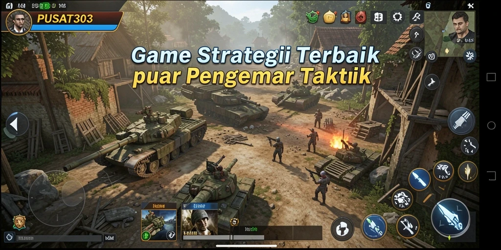 Tampilan gameplay PUSAT303 yang penuh strategi dan intrik.