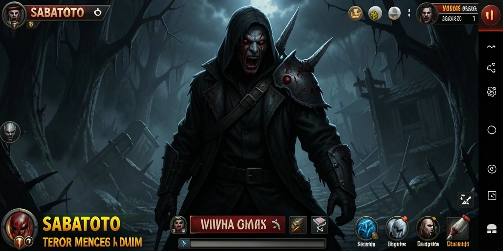 Menampilkan momen seram dalam gameplay SABATOTO yang mendebarkan.