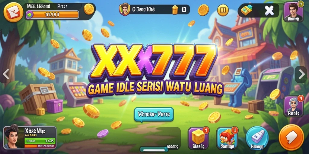 Screenshot utama XXX777 menampilkan gameplay Idle yang seru dan menarik.