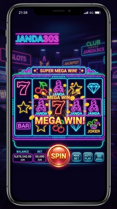 Screenshot antarmuka aplikasi janda303 yang menarik.
